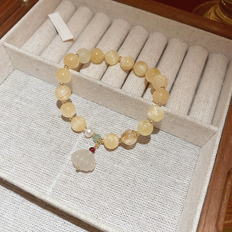 French Retro Baroque Crystal Pearl Bracelet, Light Luxury and High-End Bracelet, White, Fashionable and Versatile Hand Jewelry