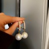 Silver needle flower love tassel earrings simple fashion Joker earrings small fresh light luxury high sense earrings wholesale