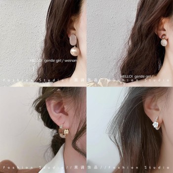 Vintage Exquisite High-End Niche Design Earrings 2026 New Trendy Mix-And-Match French Style Earrings for Women