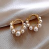 Silver needle flower love tassel earrings simple fashion Joker earrings small fresh light luxury high sense earrings wholesale