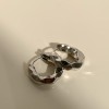 Silver Needle Circle Silver Earrings Light Luxury High-End Stud Earrings for Women Minimalist Fashion Versatile Earrings with a Unique Design
