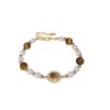 French Retro Baroque Crystal Pearl Bracelet, Light Luxury and High-End Bracelet, White, Fashionable and Versatile Hand Jewelry
