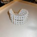 French Retro Baroque Crystal Pearl Bracelet, Light Luxury and High-End Bracelet, White, Fashionable and Versatile Hand Jewelry