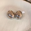 Silver Needle Circle Silver Earrings Light Luxury High-End Stud Earrings for Women Minimalist Fashion Versatile Earrings with a Unique Design