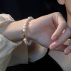 French Retro Baroque Crystal Pearl Bracelet, Light Luxury and High-End Bracelet, White, Fashionable and Versatile Hand Jewelry