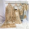Homewear Simple Five-Piece Printed Cherry Pajamas Women’s Thin Nightgown Suspender Shorts Suspender Skirt Suit