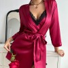 Senior Sling Nightdress Sexy Nightgown European and American Pajamas Sexy New Home Clothes Cross-border Women Sling Nightdress