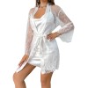 New Cross-border Foreign Trade Sexy Mesh Nightgown Lace Sexy Perspective Pajamas Women Outfit Home Clothes Wholesale