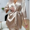 Sexy Solid Color Pajamas Summer Thin Breathable Sling dress Home Clothes New Ice Silk Pajamas for Women