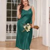 Danielin Plus Large Size Pajamas Women’s Fashion Breathable Casual Pajamas Long Silk Sexy Sling Nightgown
